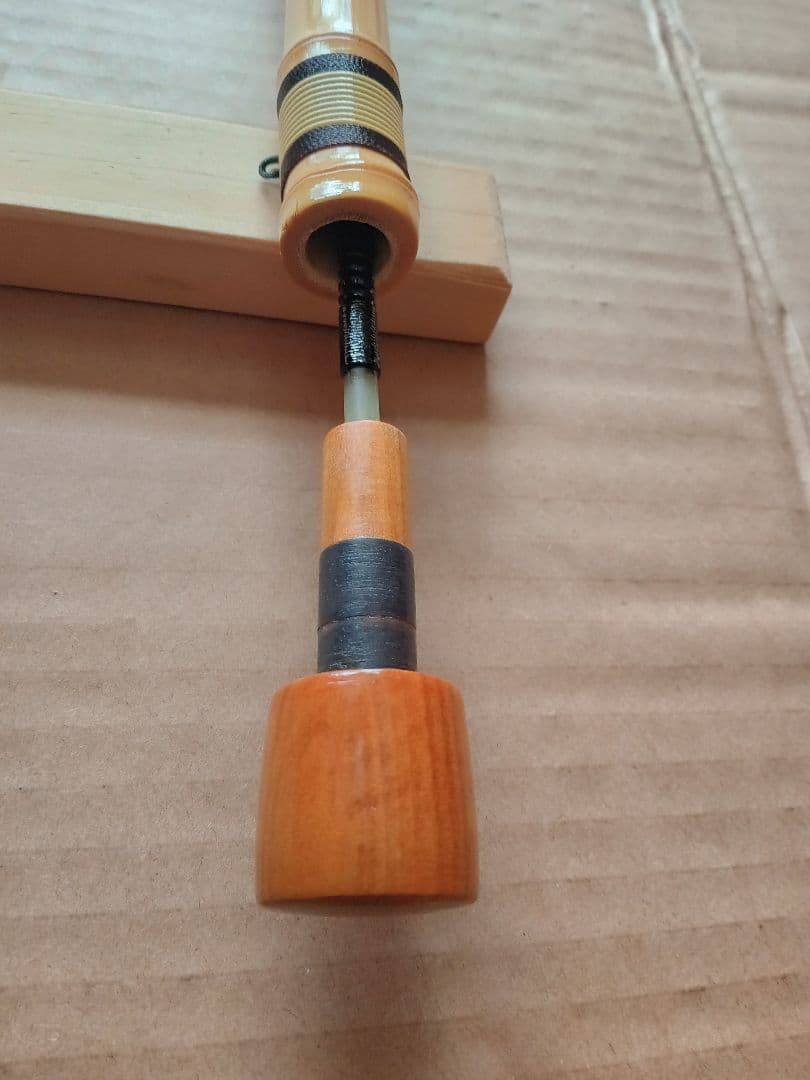 チヌ竿　筏竿　かぶせ釣り　ハンドメイド　布袋竹