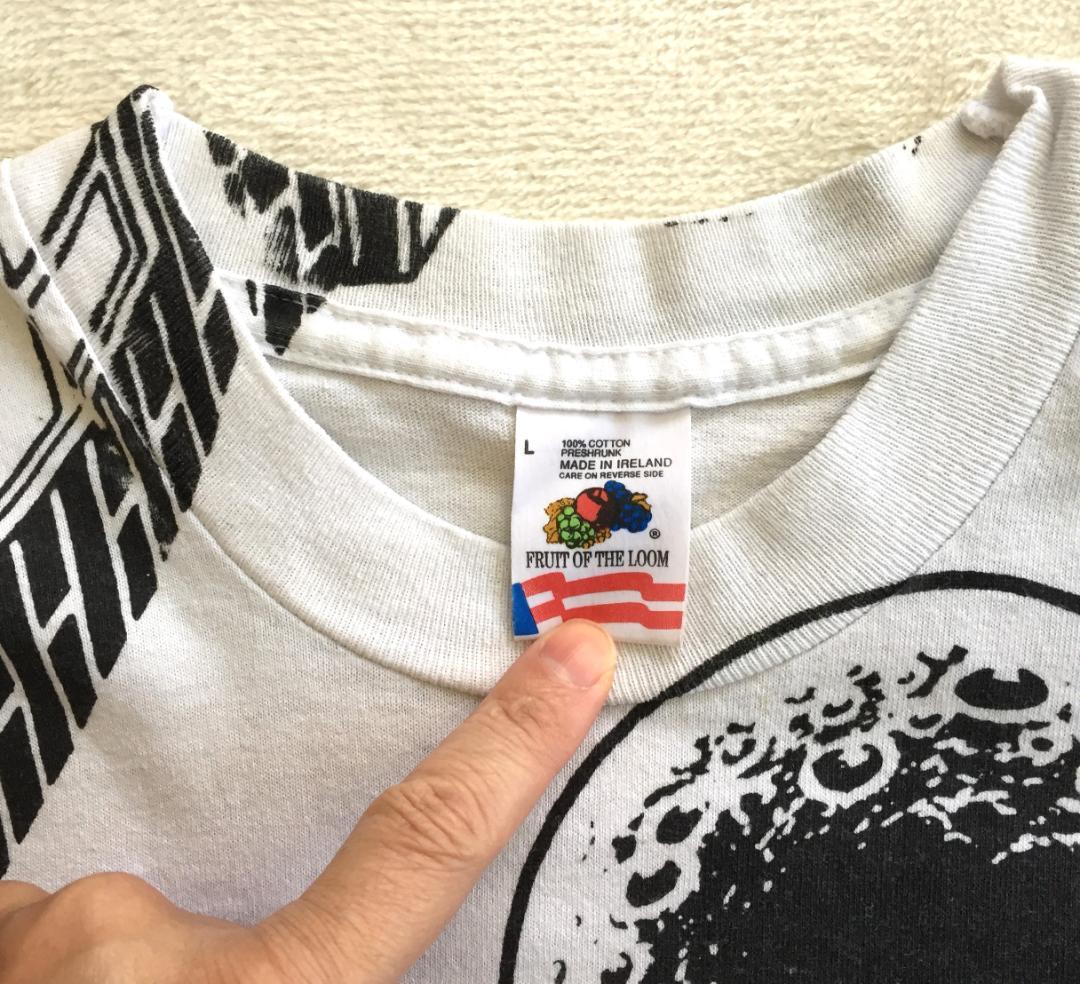 ビンテージ Iggy Pop Brick by Brick 総柄Tシャツ