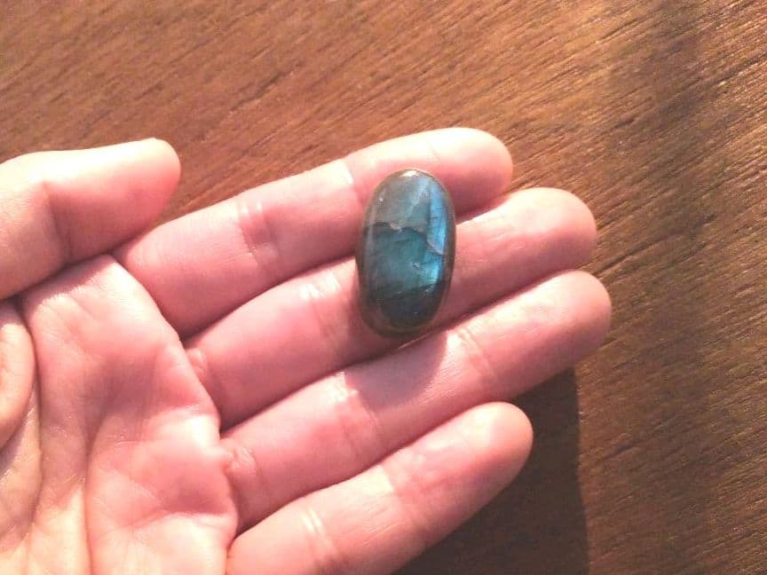 ラブラドライト　カボション　ルース