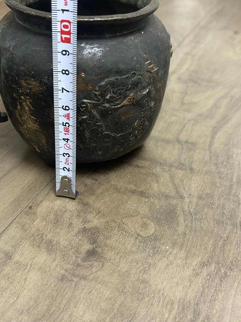 鉢，「大明宣德年製」宣德銅製