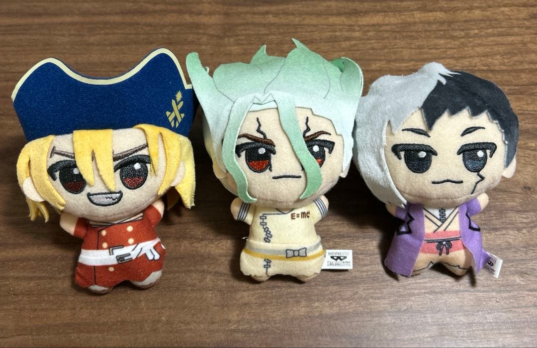 Dr.STONE ドクスト　ちびぐるみ　千空　ゲン　龍水　3点　中古