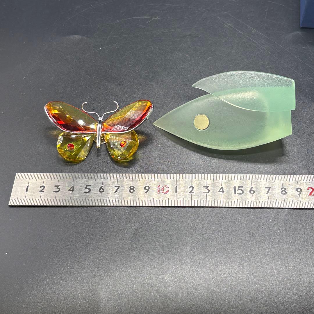 箱付き　スワロフスキーバタフライ アーボリア ファイア オパール 　no.175