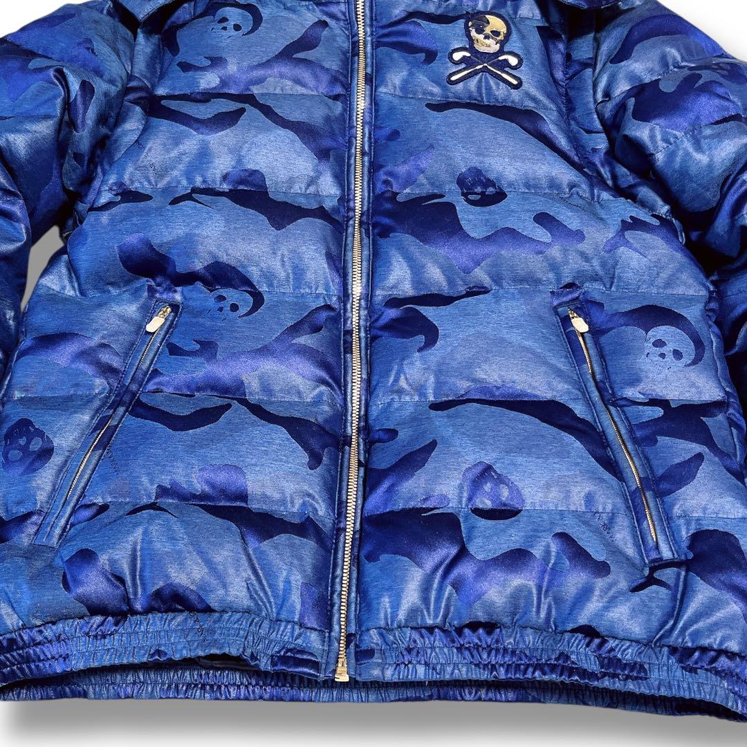 MARK & LONA ゴルフ 4way ダウンジャケット ベスト スカル 迷彩