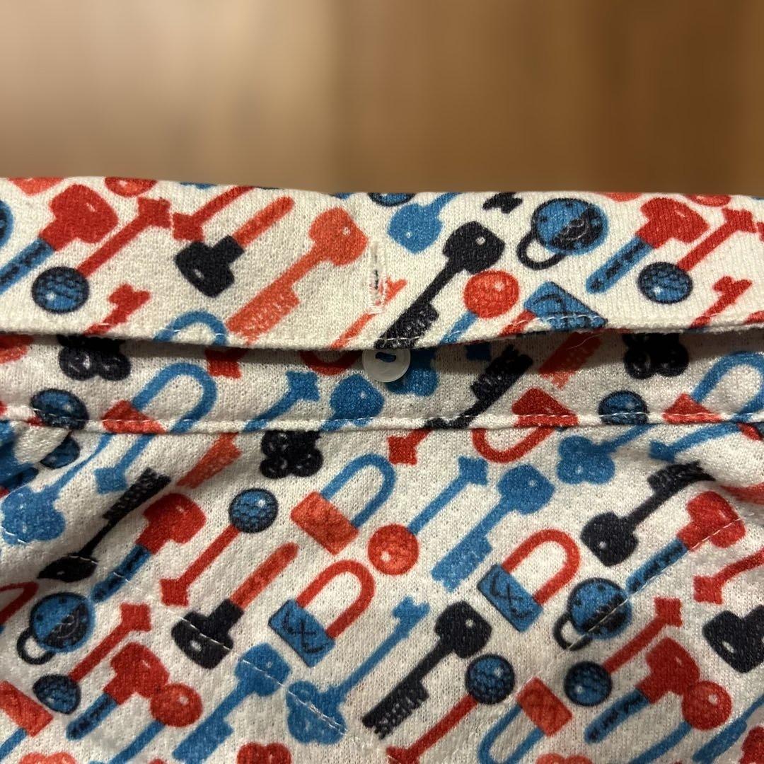 and per se アンパスィ 長袖ポロ 総柄 A9318MFX3 メンズ