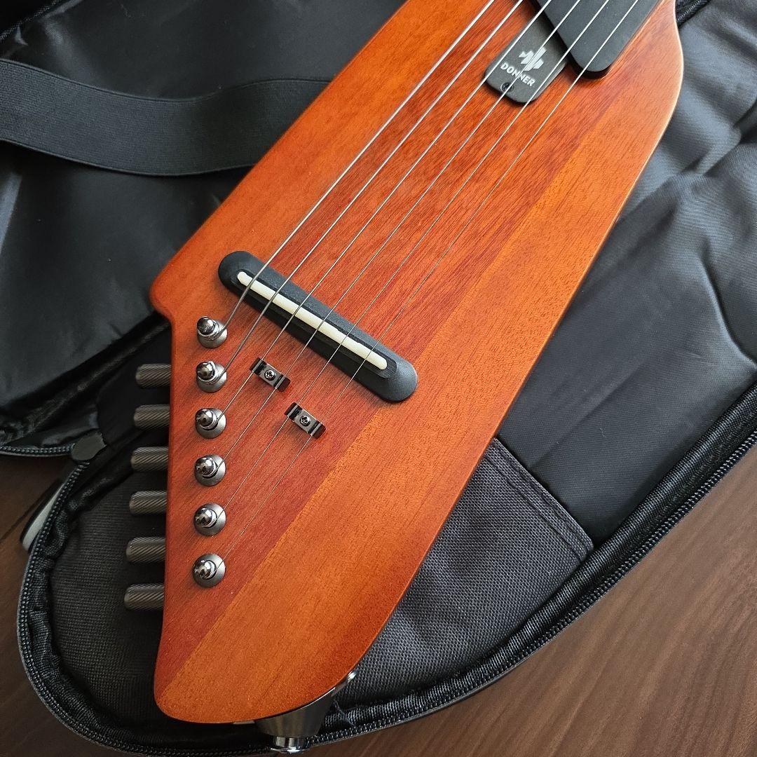 ジャズギター　トラベルギター　ドナーサイレントギター　アコースティックギター