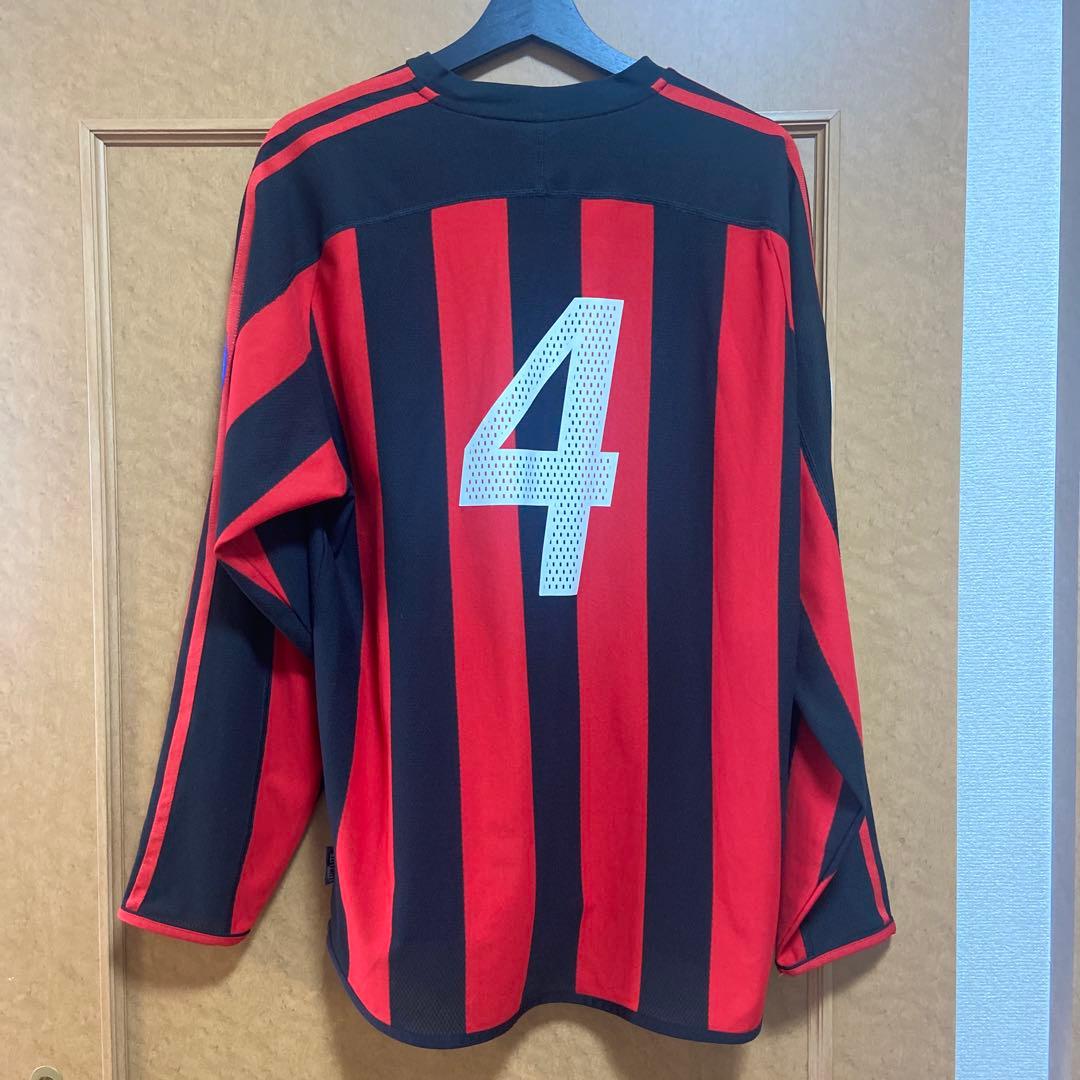 ACミラン　ユニフォーム　長袖　背番号4