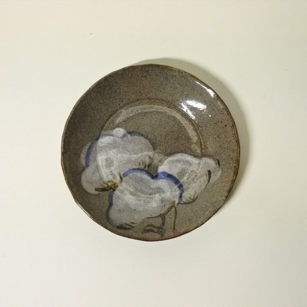 明治時代　犬山焼　銘々皿　菓子皿　６枚組　骨董品　アンティーク　d