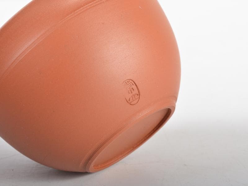 煎茶道具　常滑焼　山田常山造　朱泥　茶器揃　共箱　L　R4613