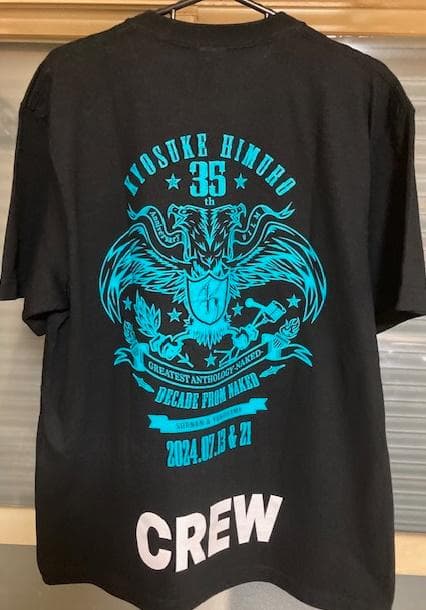 氷室京介 35th Naked! BeatNix限定 CREWTシャツ! 新品!