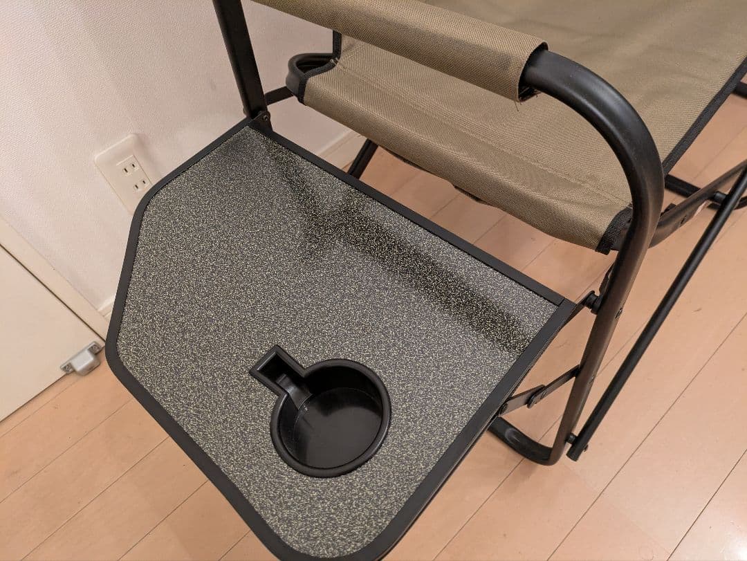 Coleman サイドテーブル付き折りたたみチェア