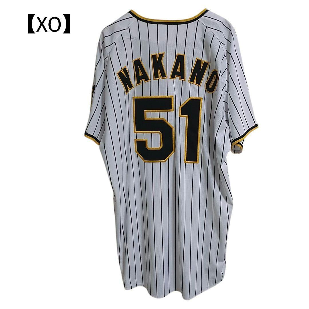 ミズノ 阪神タイガース 中野拓夢選手 ユニフォーム XOサイズ ホワイト