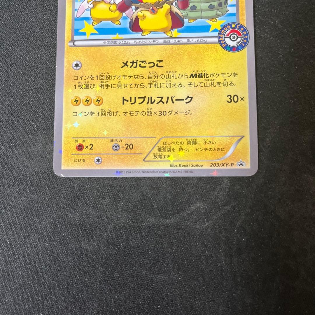 ポンチョを着たピカチュウⅹ2 名刺カードⅹ2