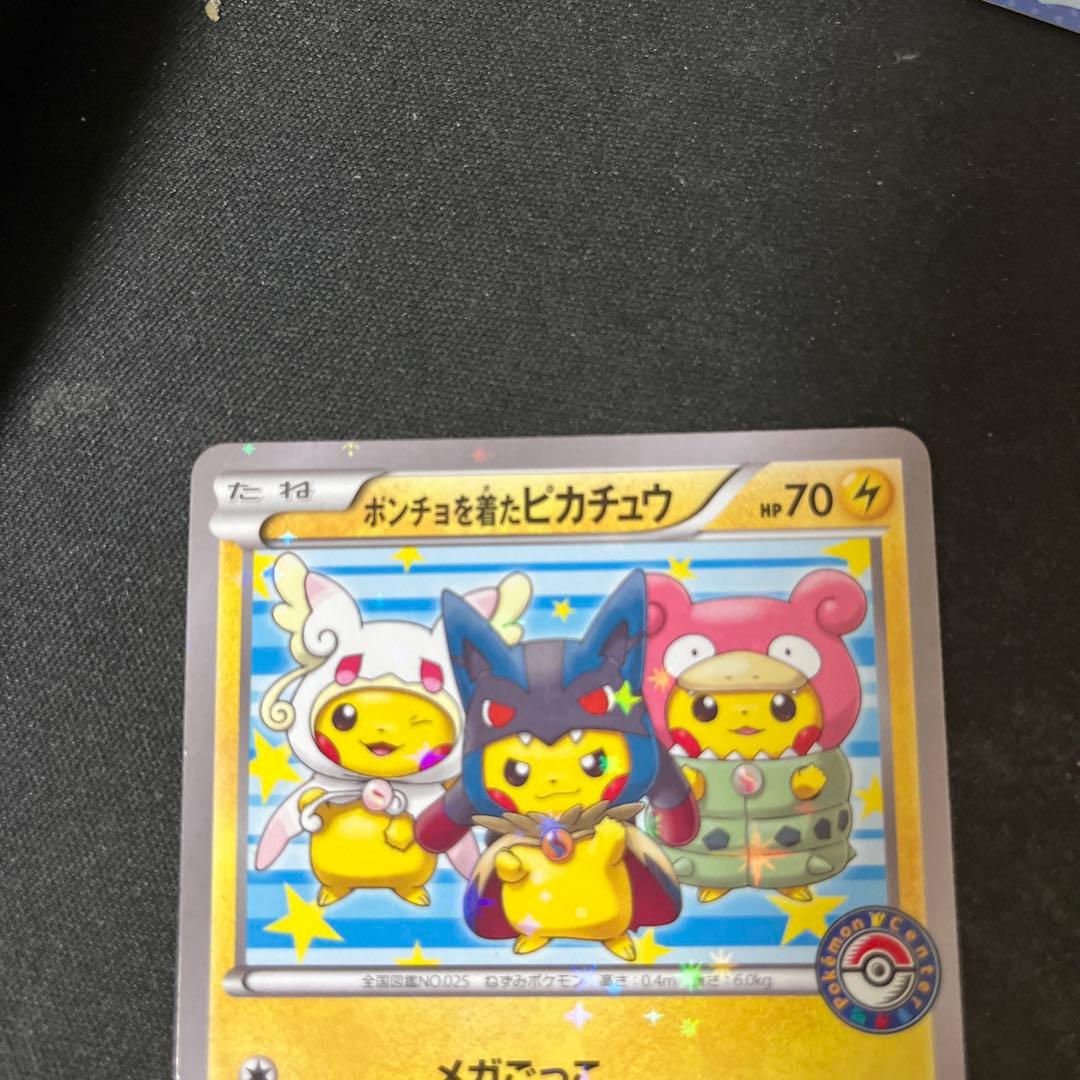 ポンチョを着たピカチュウⅹ2 名刺カードⅹ2