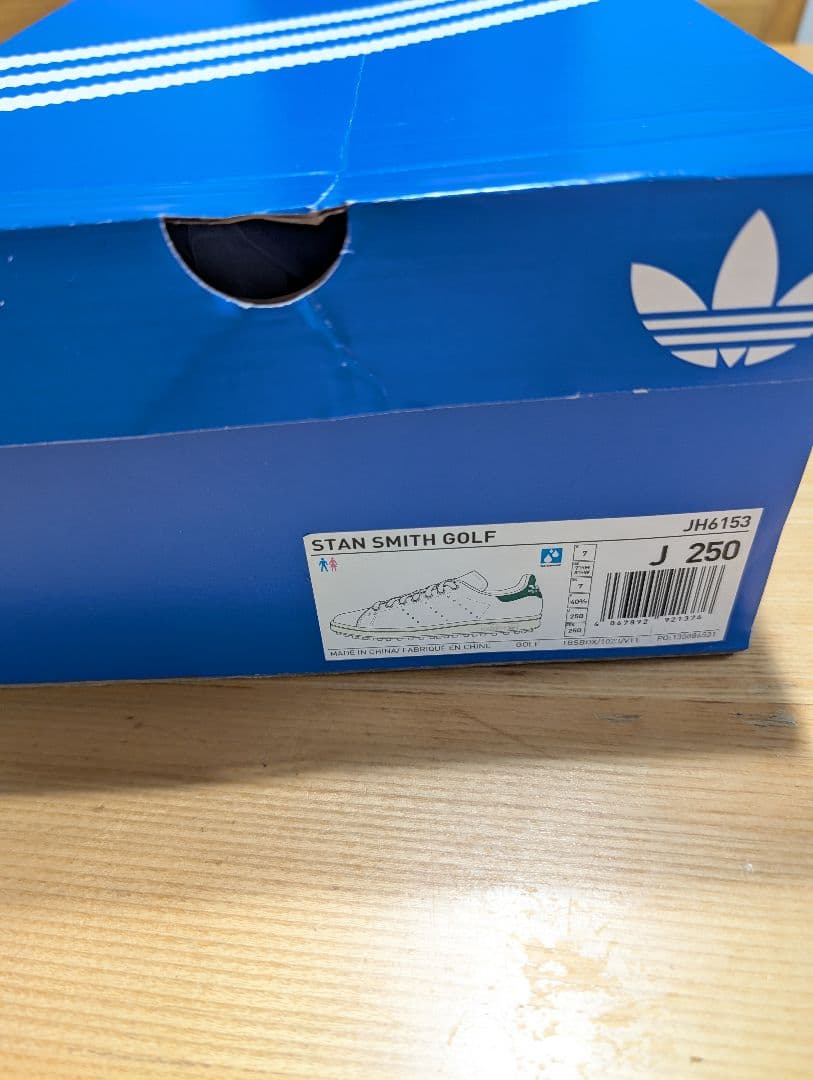 新品未使用 アディダス ゴルフ スタンスミスゴルフ　JH6153 25.0cm