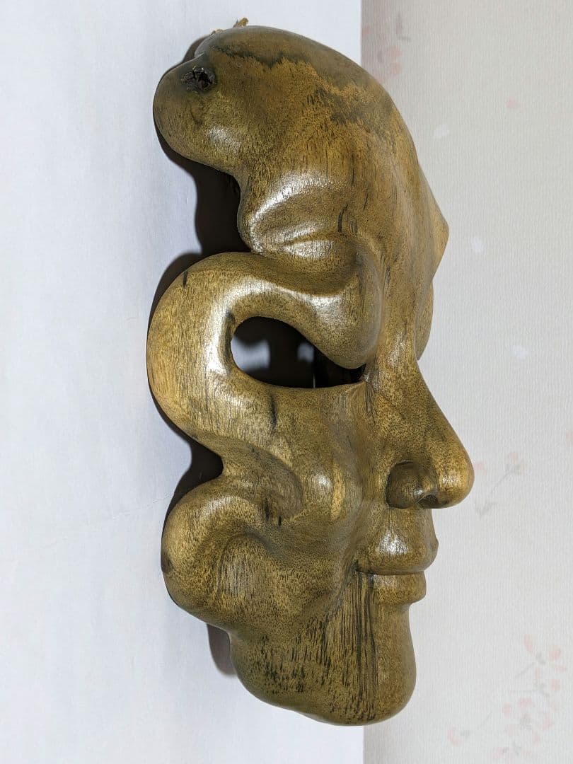 ⭐珍物！西洋アンティーク 仮面 舞踏会 木彫 ヴィンテージ骨董品コレクション