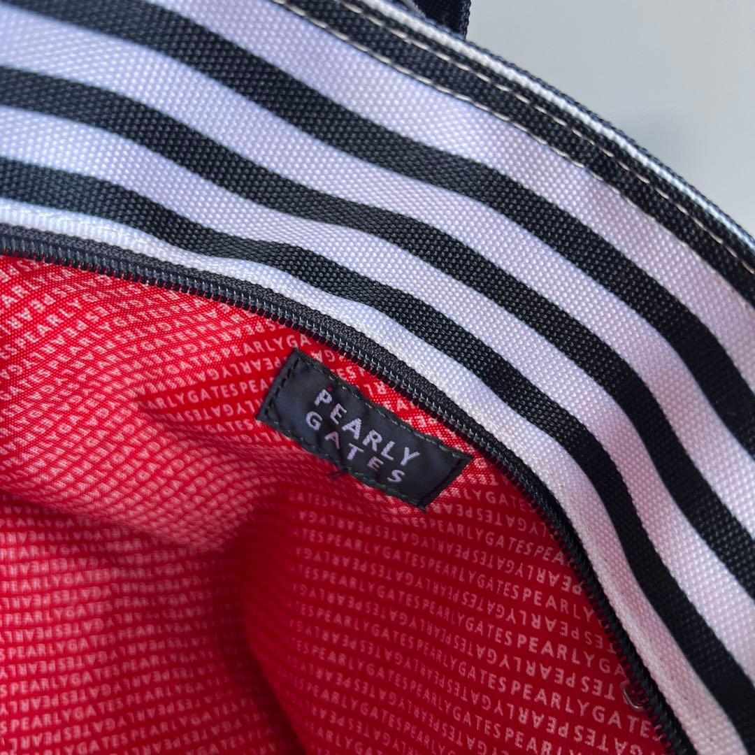パーリーゲイツ　PEARLY GATES ストライプ　カートバッグ