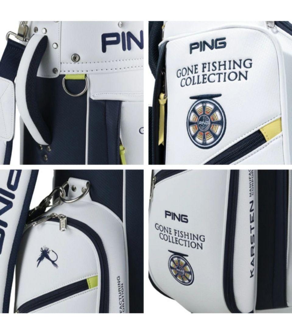 PING ゴルフバッグ GONE FISHING 2.8kg ホワイト