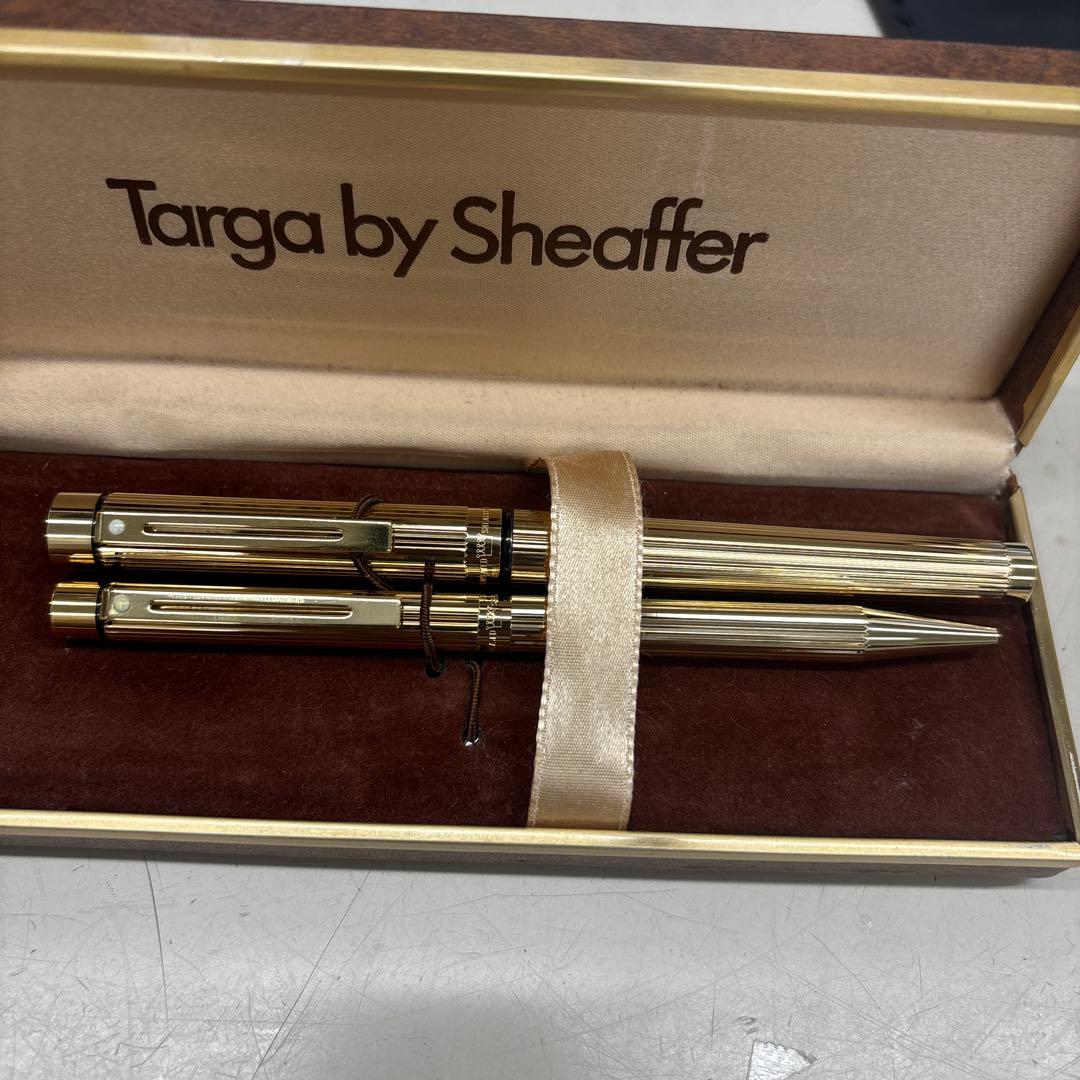 B5486【ヴィンテージ】SHEAFFER 14K万年筆&ボールペン