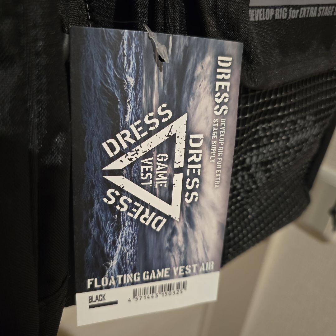 DRESS フィッシングベスト ブラック