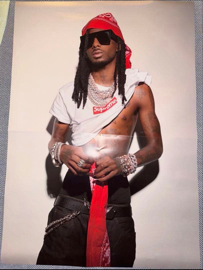 Playboi Carti Supreme 25FW ポスター