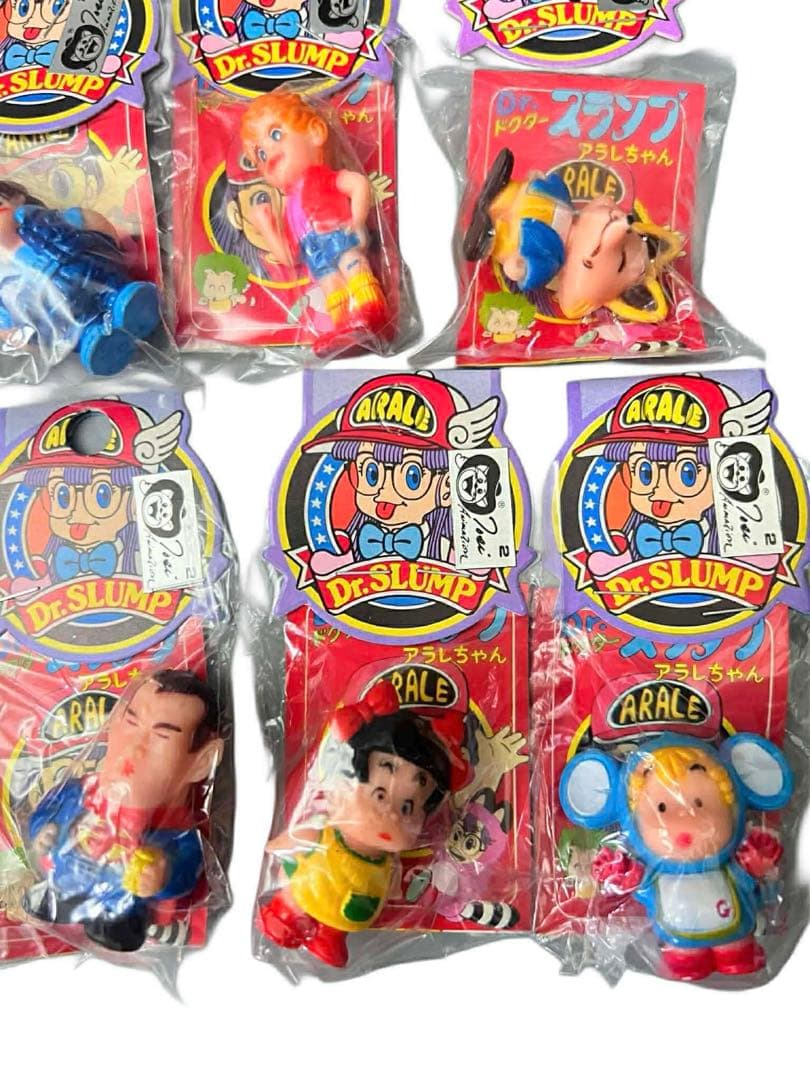 ★昭和レトロ★ポピー製　アラレちゃん消しゴム人形　影色15種　未開封品