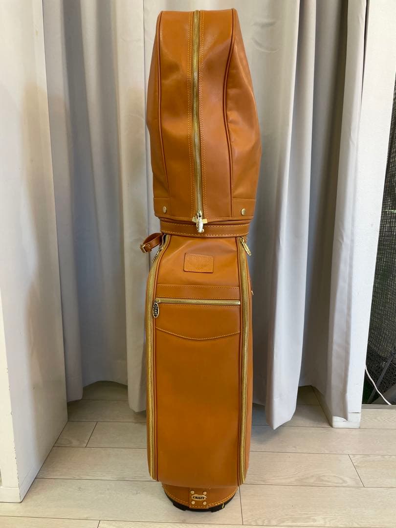 CRAZYキャメル色 ゴルフバッグ・キャディバッグ