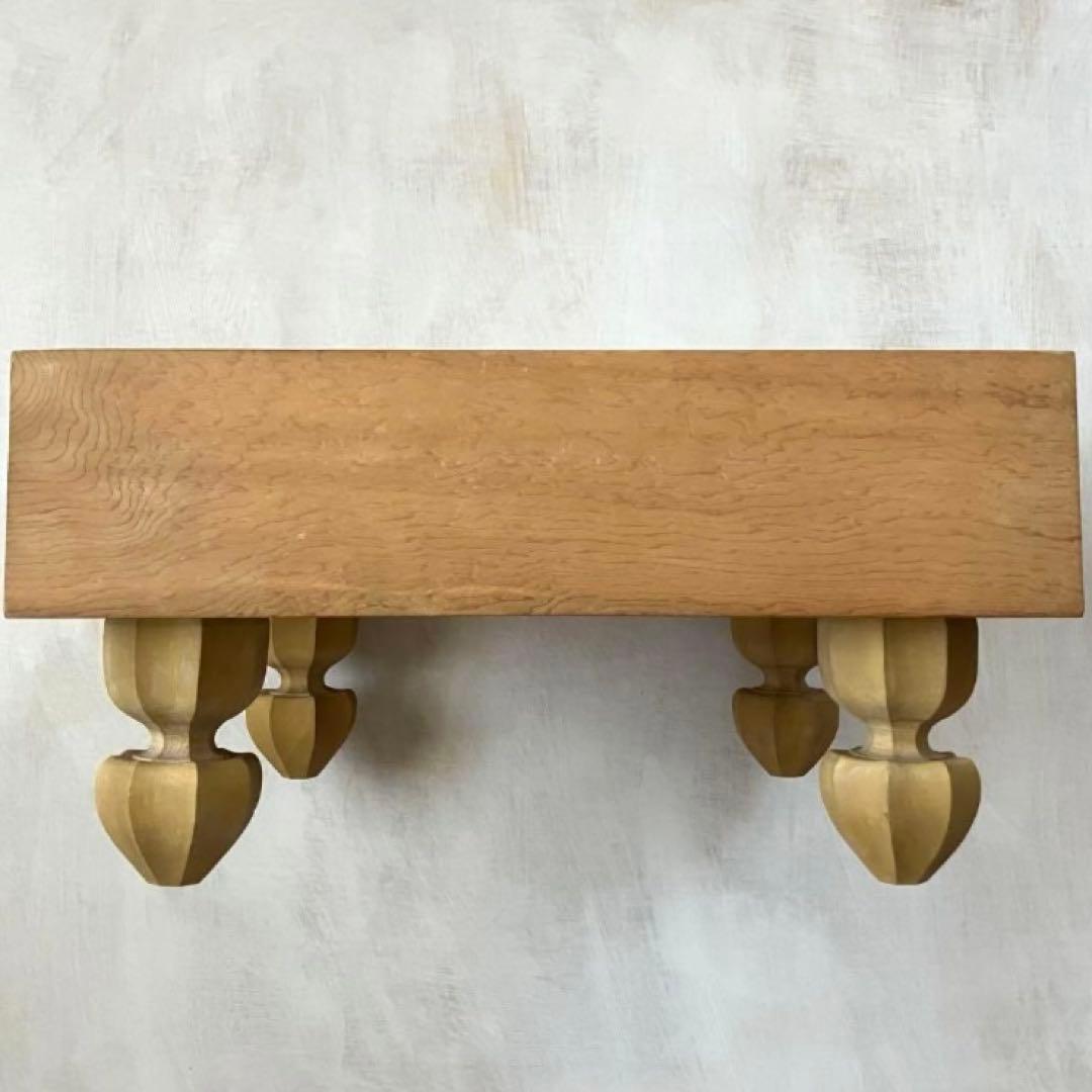 高級碁盤★天地柾目？ へそ有り 脚付き★天然木★メルカリ便送料込み