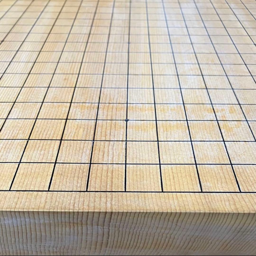 高級碁盤★天地柾目？ へそ有り 脚付き★天然木★メルカリ便送料込み