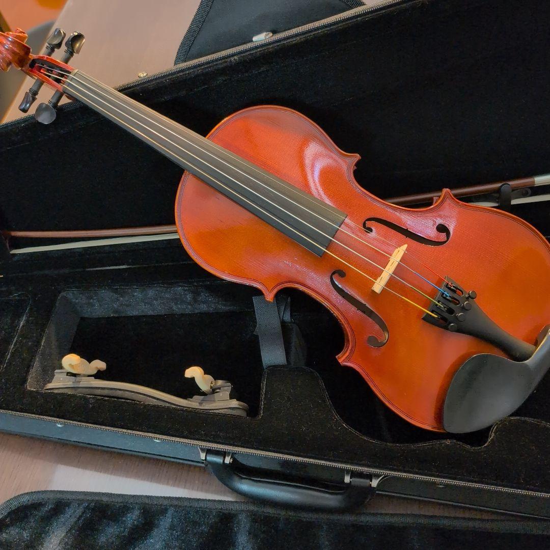 GRAZIOSO　3/4 バイオリン本体　弓・肩当て・ハードケース付き