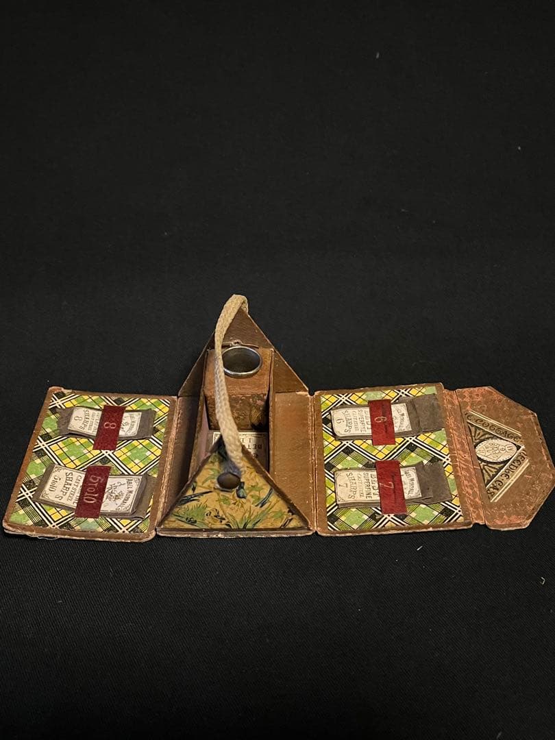 激レア！ビクトリア時代の裁縫針入れ オリジナル 当時の針入れ5枚 当時の針もあり