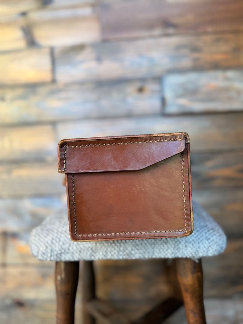 イギリス製　小型レザートランク