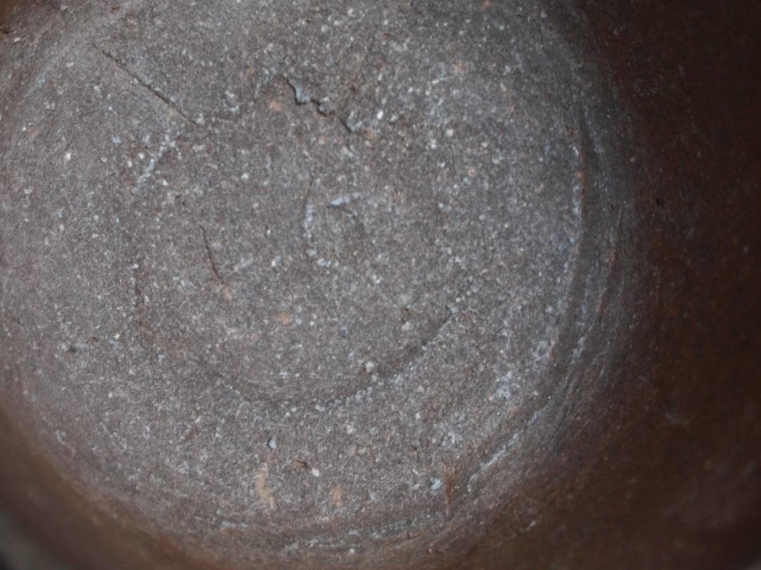 希少作★前嶋　五一郎【義弟：原田拾六】★備前〈手び練り）茶碗B2★共箱