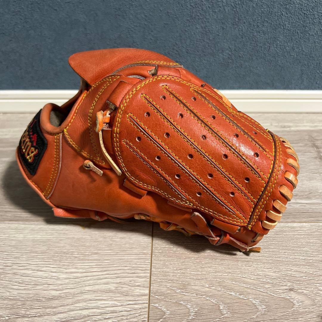 Zeams 軟式グローブ オレンジ 投手用