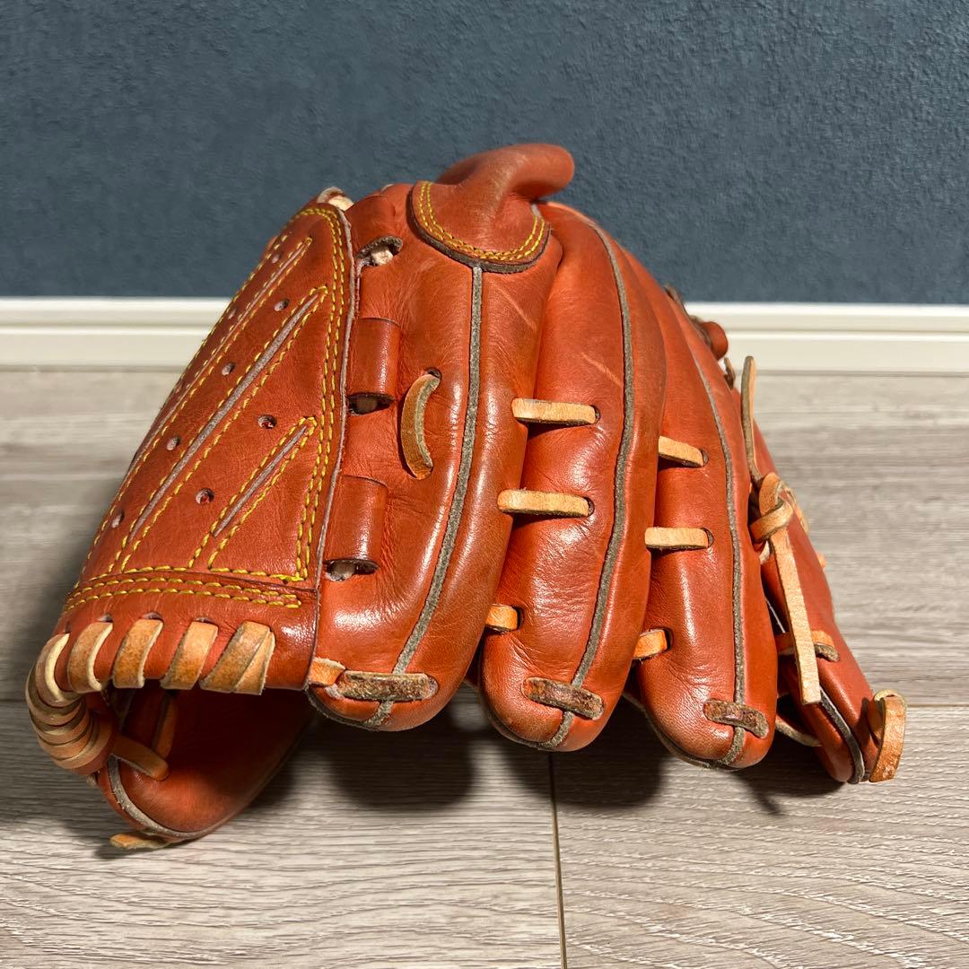 Zeams 軟式グローブ オレンジ 投手用