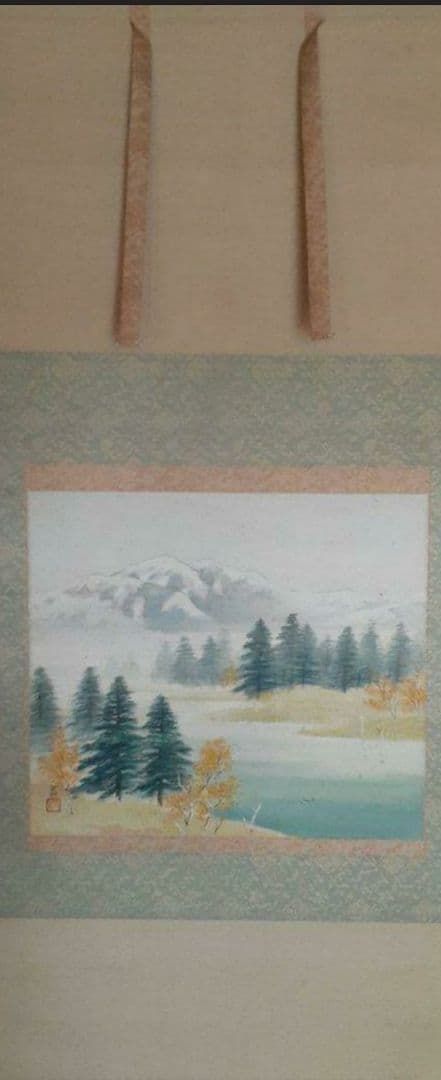掛け軸/秋の風景？