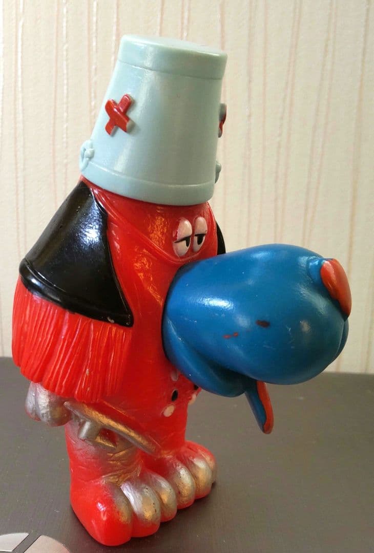 昭和 当時物　がんばれ！ロボコン　ロボイヌ　ソフビ ロボイヌのソフビ