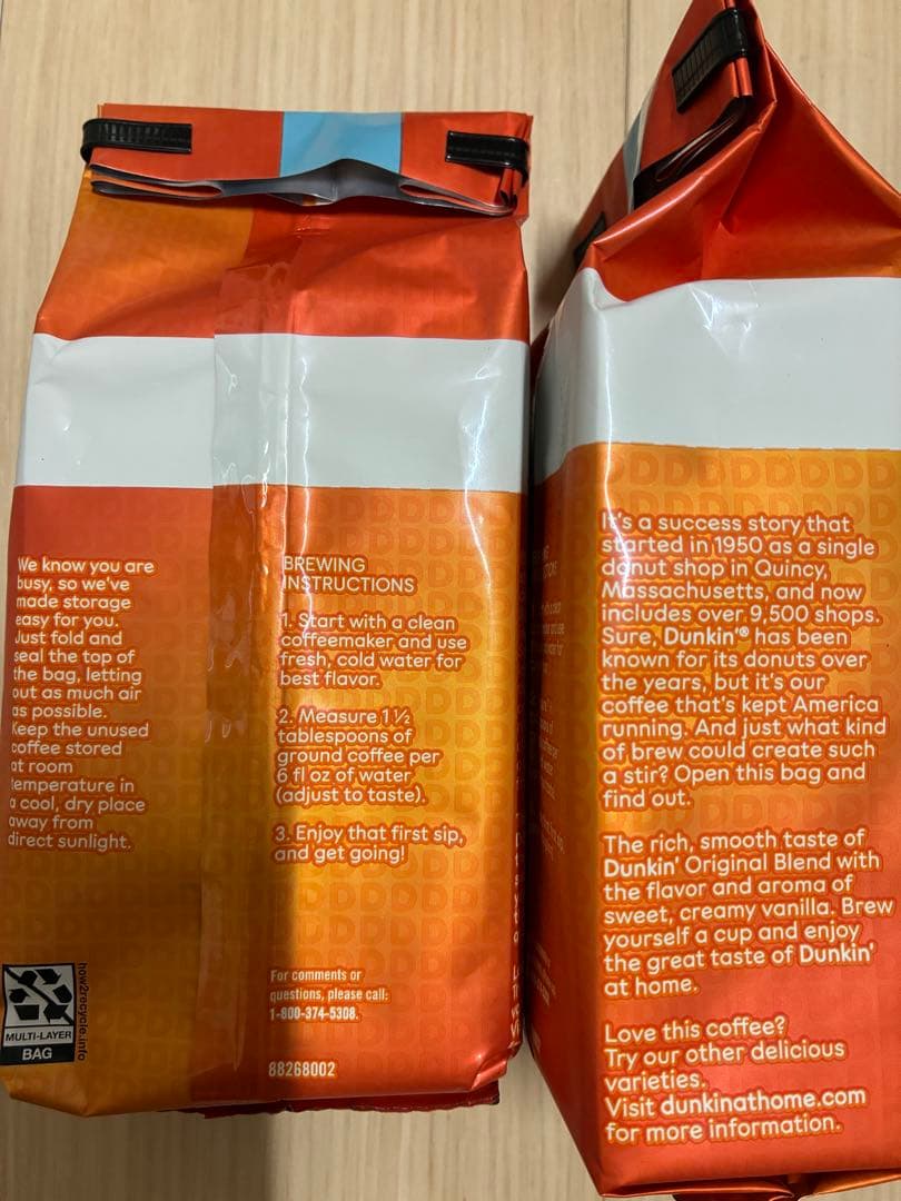 DUNKIN' DONUTS ダンキン ドーナツコーヒー バニラ