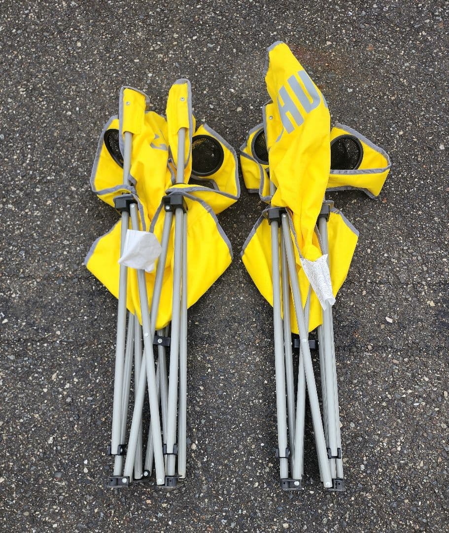 CHUMSチャムス×フリークスストア 別注 黄色アウトドアチェア2セット