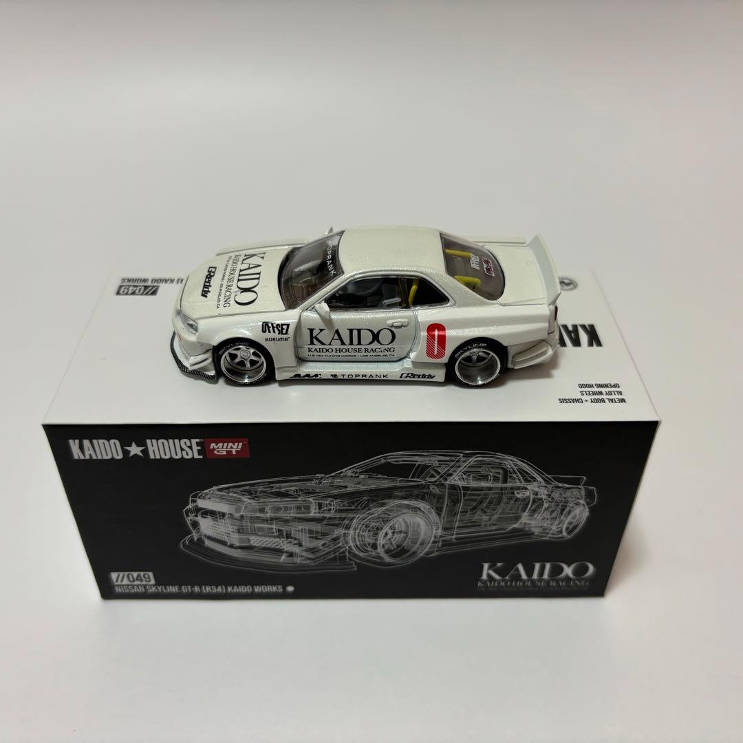 ミニカー KAIDO HOUSE Nissan Skyline GT-R (R34)