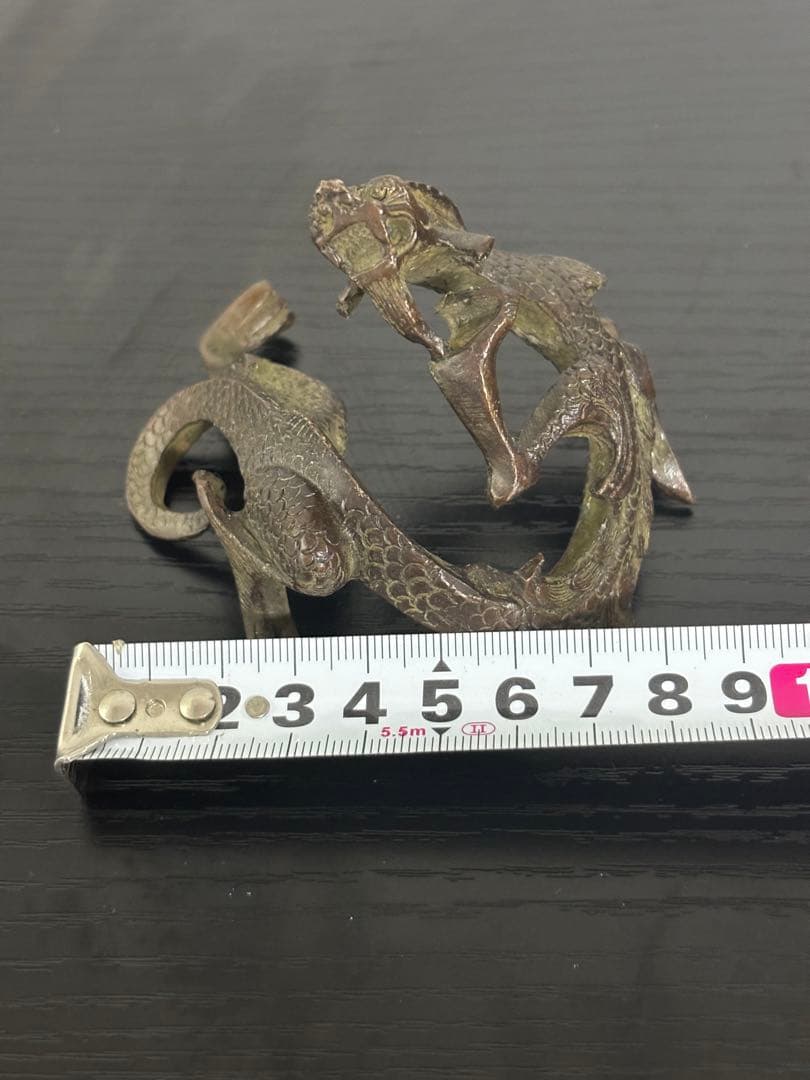 銅製品　中国　古物　龍　美術品