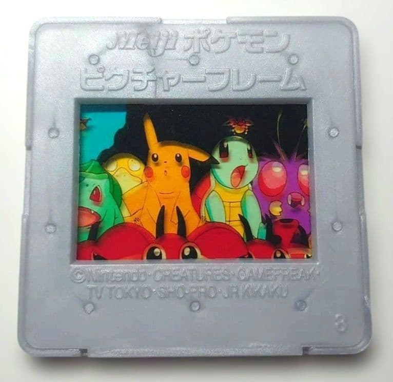 Meiji ポケモン ピクチャーフレーム　ピカチュウ　ゼニガメ