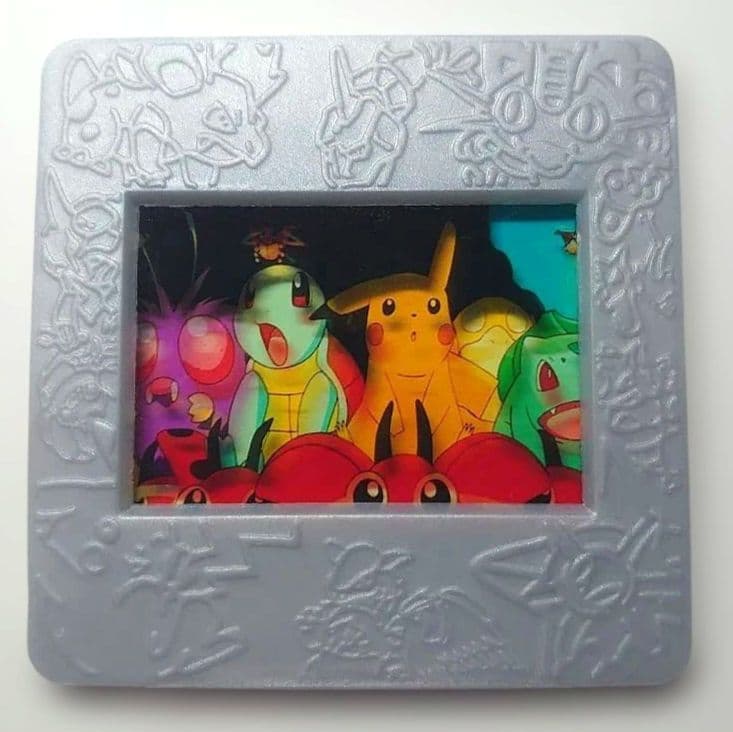 Meiji ポケモン ピクチャーフレーム　ピカチュウ　ゼニガメ
