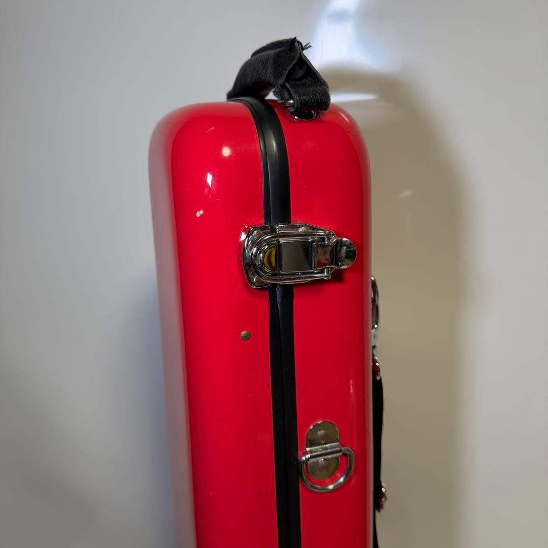 送料無料✨ CC shinyトロンボーン ハードケース シャイニーケース レッド