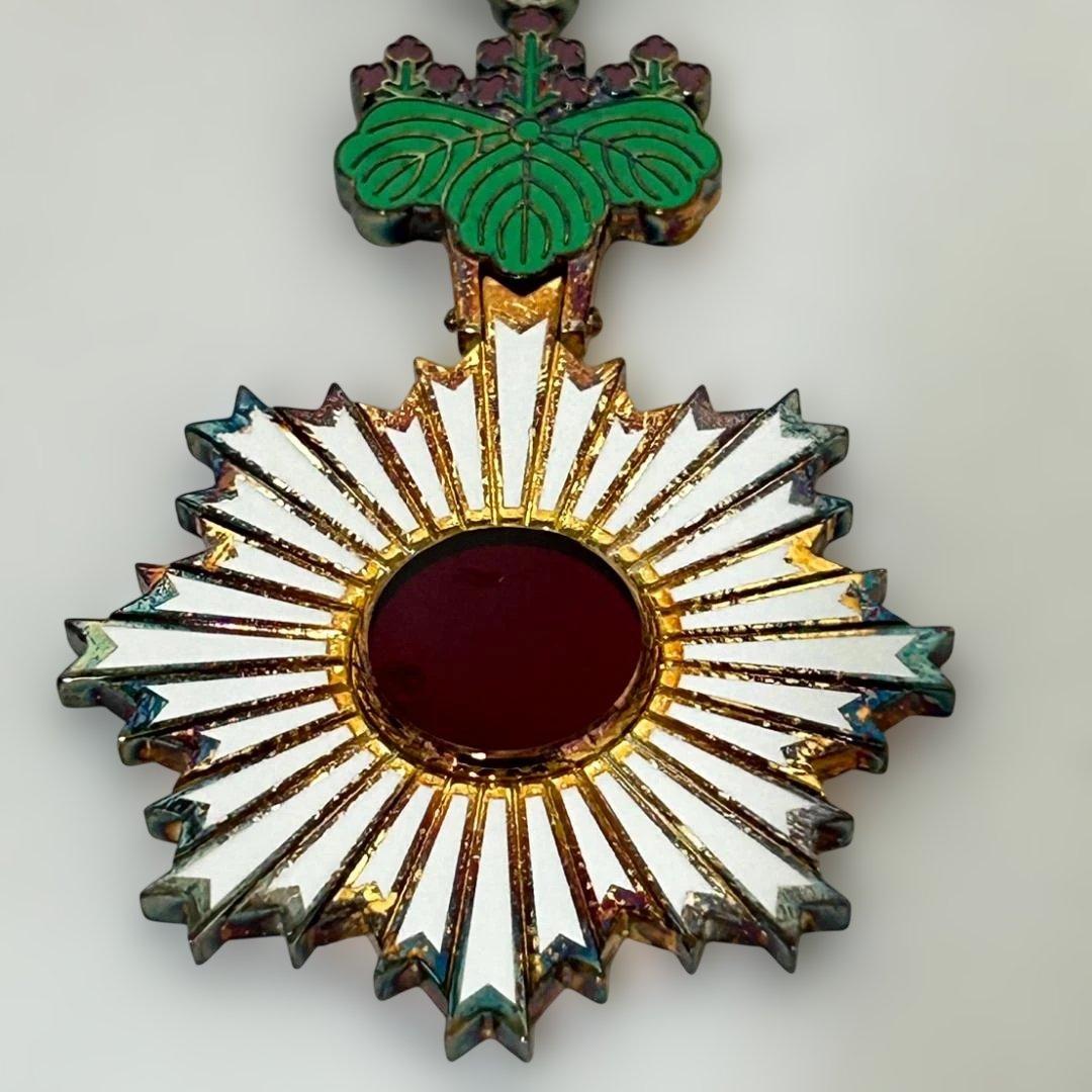 勲章 記章 徽章旭日双光章　箱有