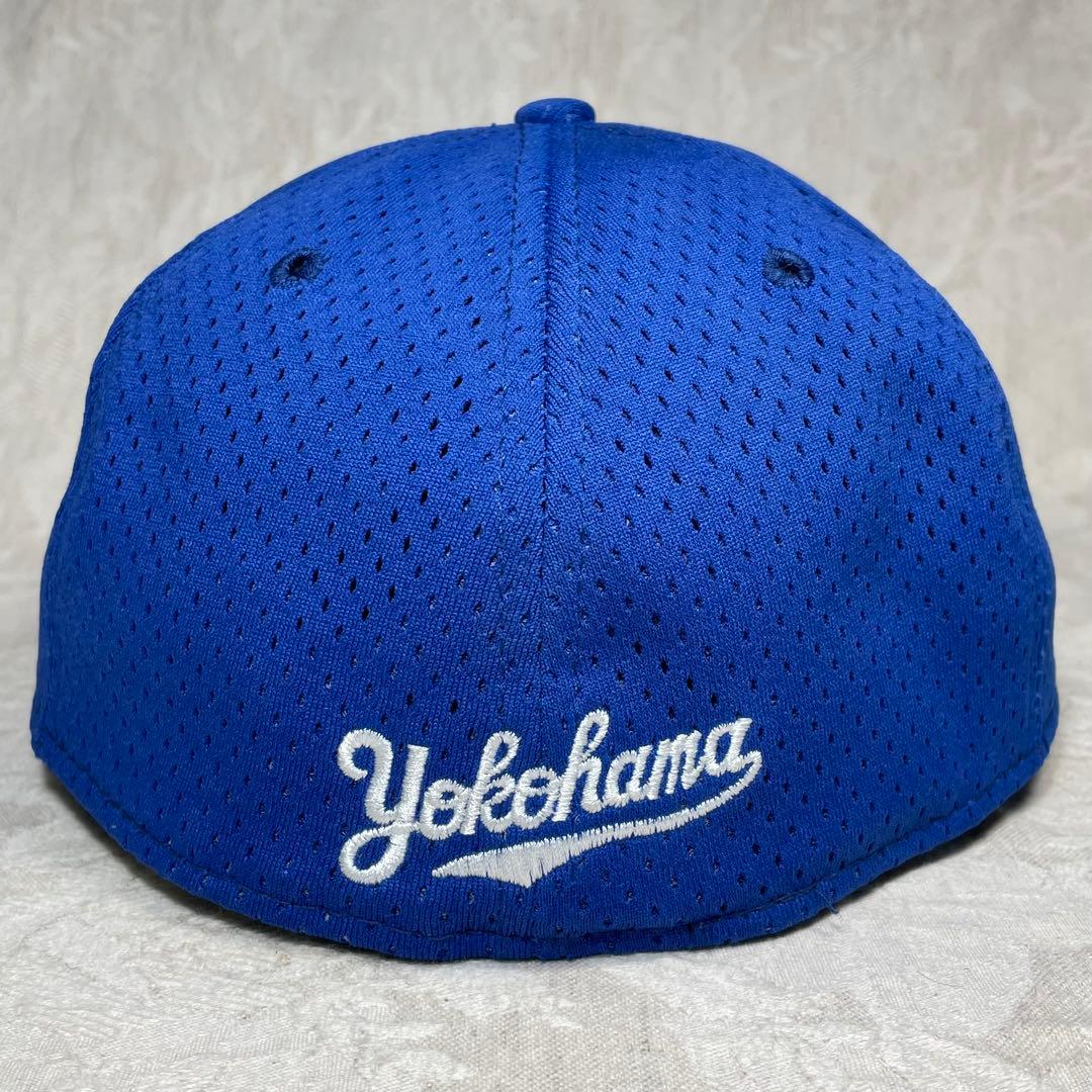 横浜ベイスターズ NEW ERA キャップ 旧ロゴ β ベータ 青色
