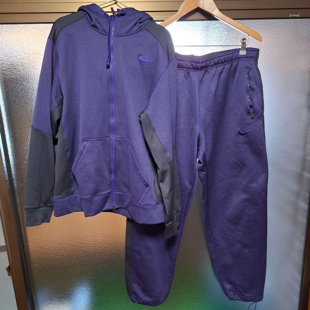 NIKE THERMA-FIT 上下セット パープル セットアップ