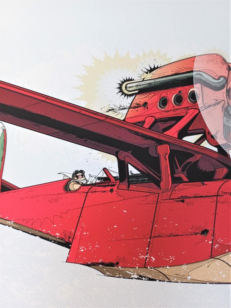 紅の豚　ポルコ　スタジオジブリ　限定100枚　カコ　ファインジークレープリント