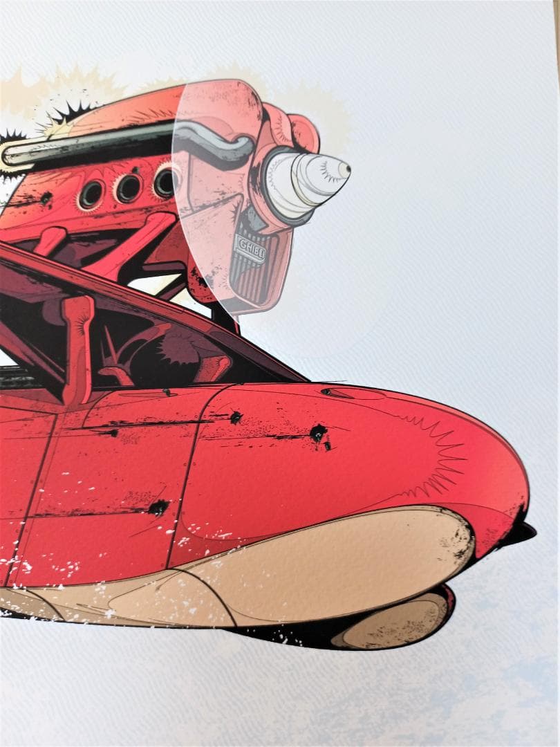 紅の豚　ポルコ　スタジオジブリ　限定100枚　カコ　ファインジークレープリント