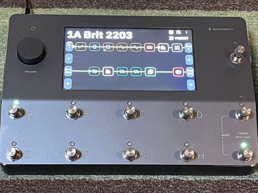 Neural DSP Quad Cortex ペダル・アクリルパネル付き