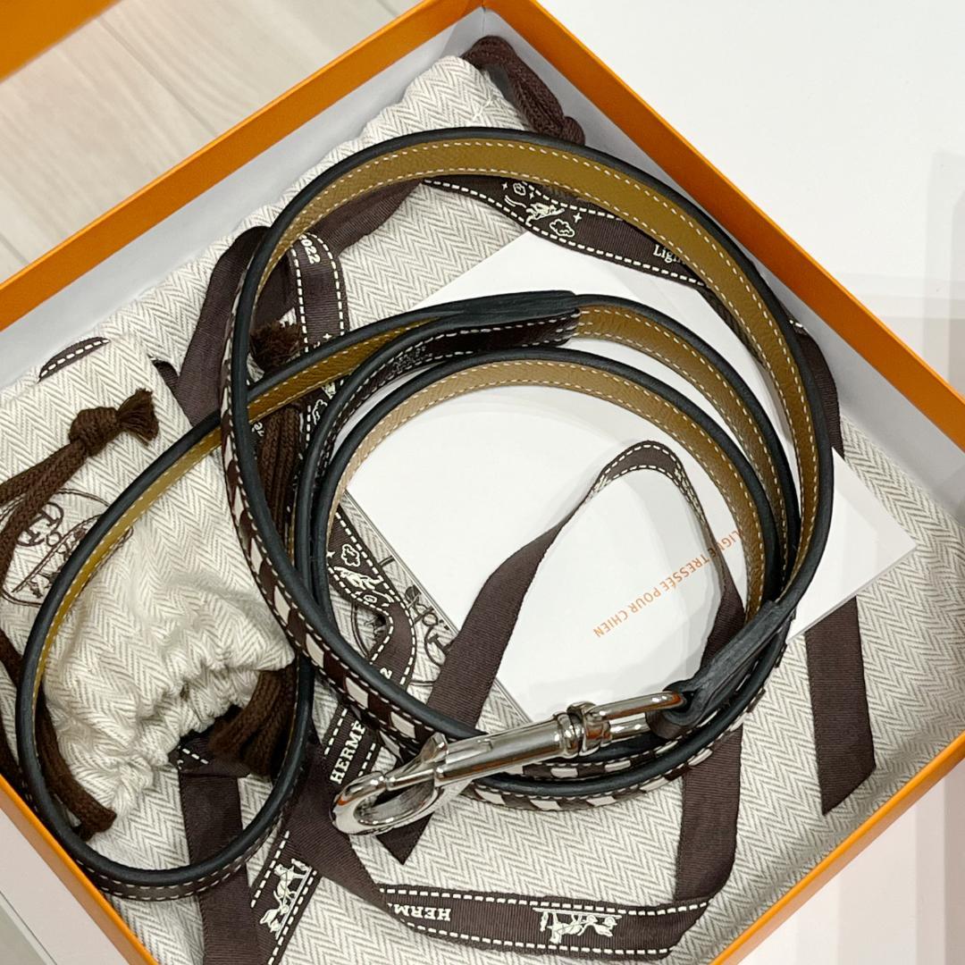 HERMES エルメス　犬用リード 《トレス》 スリム
